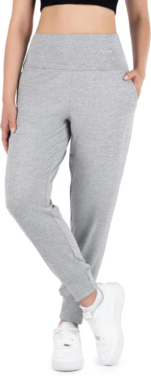 Nirlon Lightweight Joggers for Women - Lounge Pants with Pockets Women Wear for Workout Yoga Or Daily Use