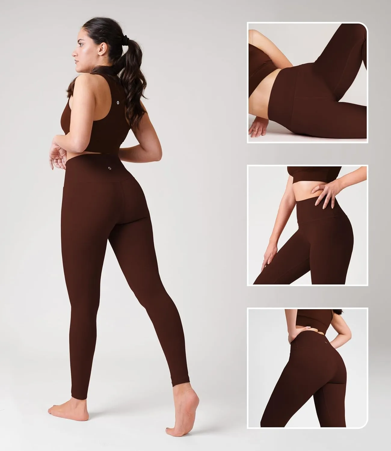 Nirlon NirLUX Womens Leggings - Womens High Waisted Yoga Pants for Gym & Yoga, Smooth Soft Leggings for Women