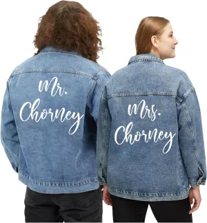 Noni Custom Bride Denim Jacket, Bride Jean Jacket, Future Mrs Jacket, Custom Personalized Jacket, Wedding Jean Jacket, Wedding Gift, Bride 2024