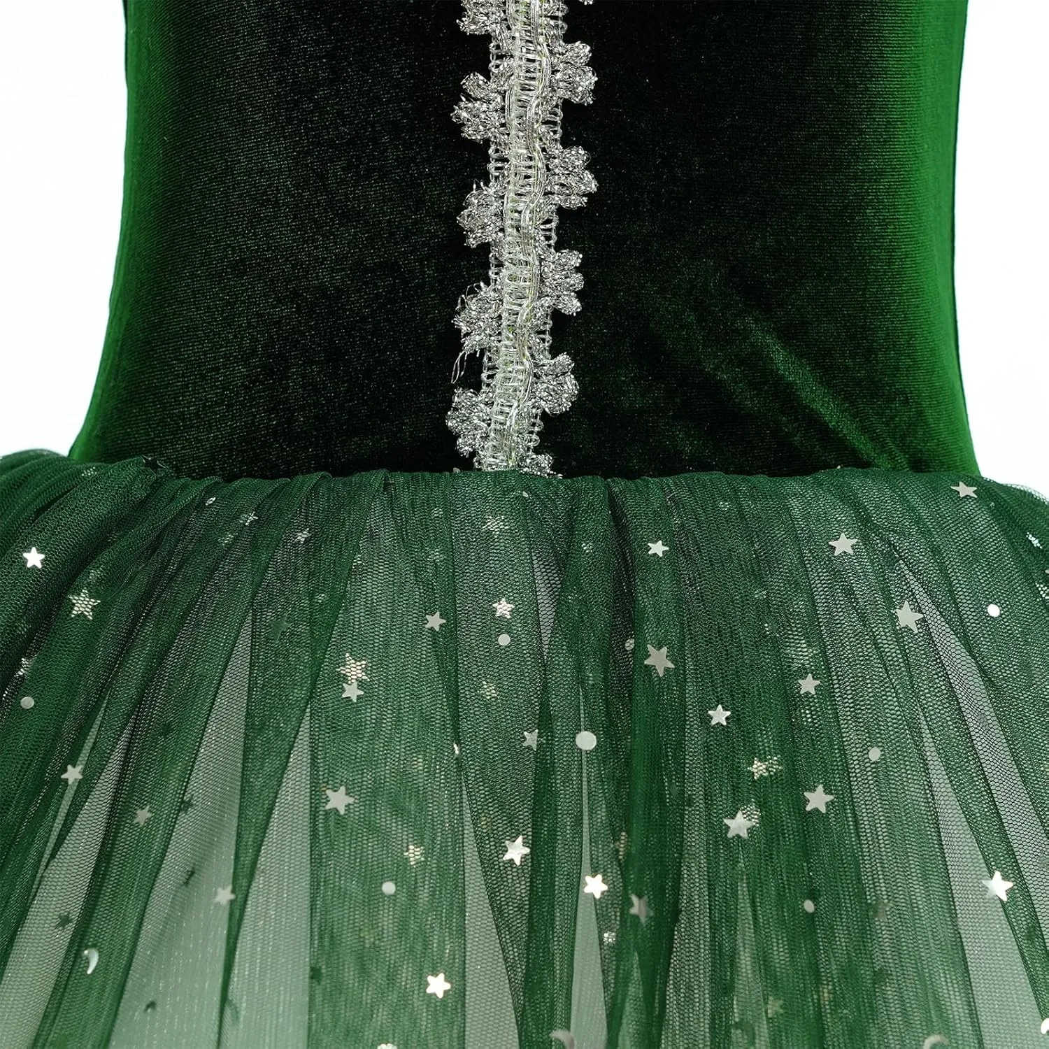 ODASDO Girl Ballet Long Tutu Dress Velvet Spaghetti Straps Camisole Gymnastics Leotard Ballerina Costume Dress Up Performance