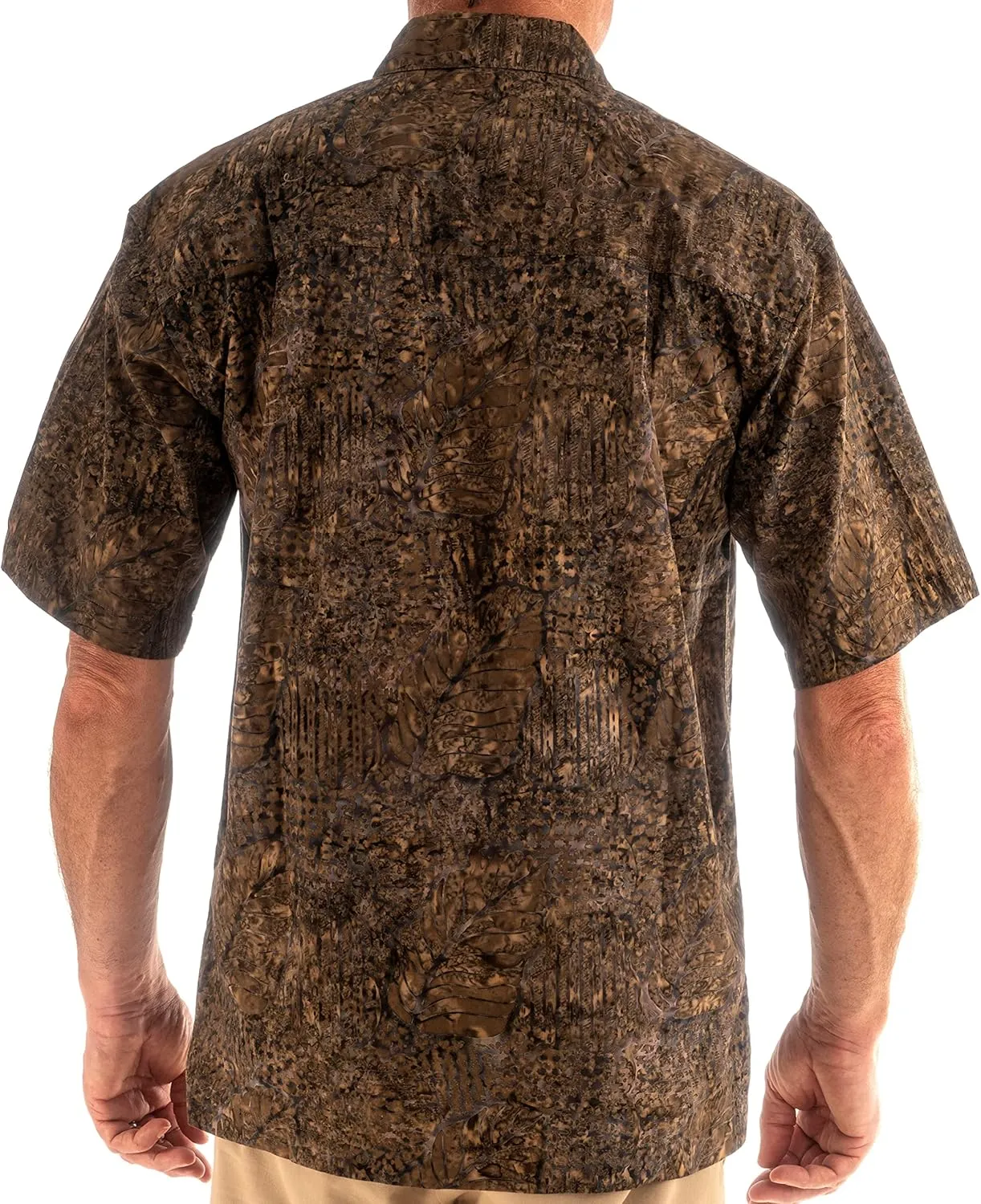 Purple Dusk Tropical Hawaiian Batik Shirt