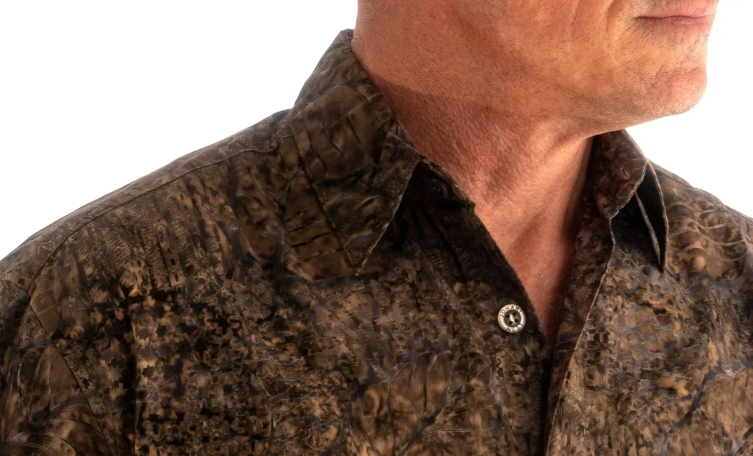 Purple Dusk Tropical Hawaiian Batik Shirt