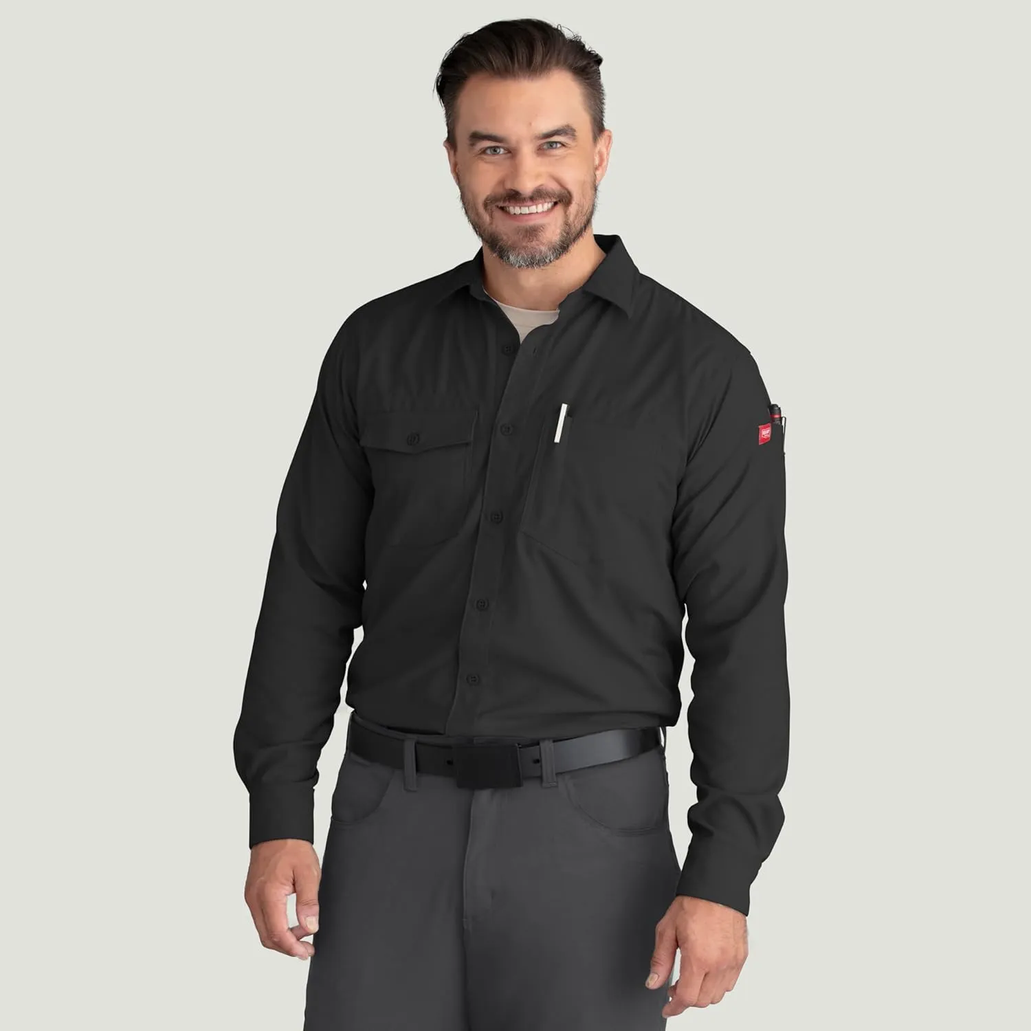 Red Kap Men's Cooling Long Sleeve Work Shirt