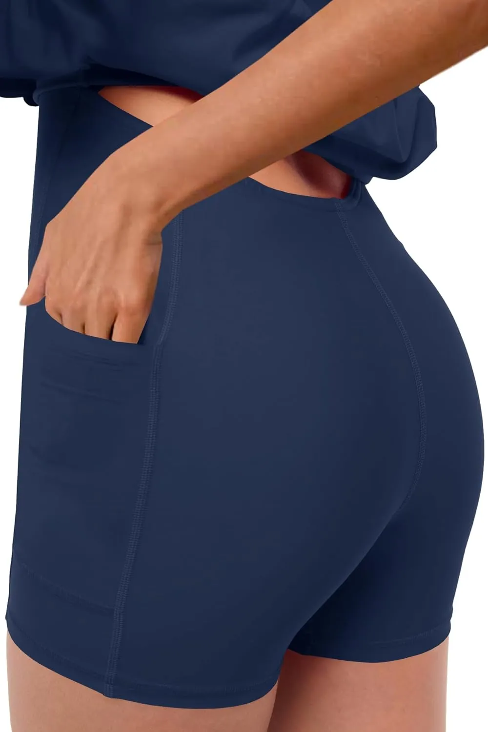 SENSERISE Womens Tennis Dress Built in Bra Halter Dress with Shorts Underneath Workout One Piece Golf Outfits