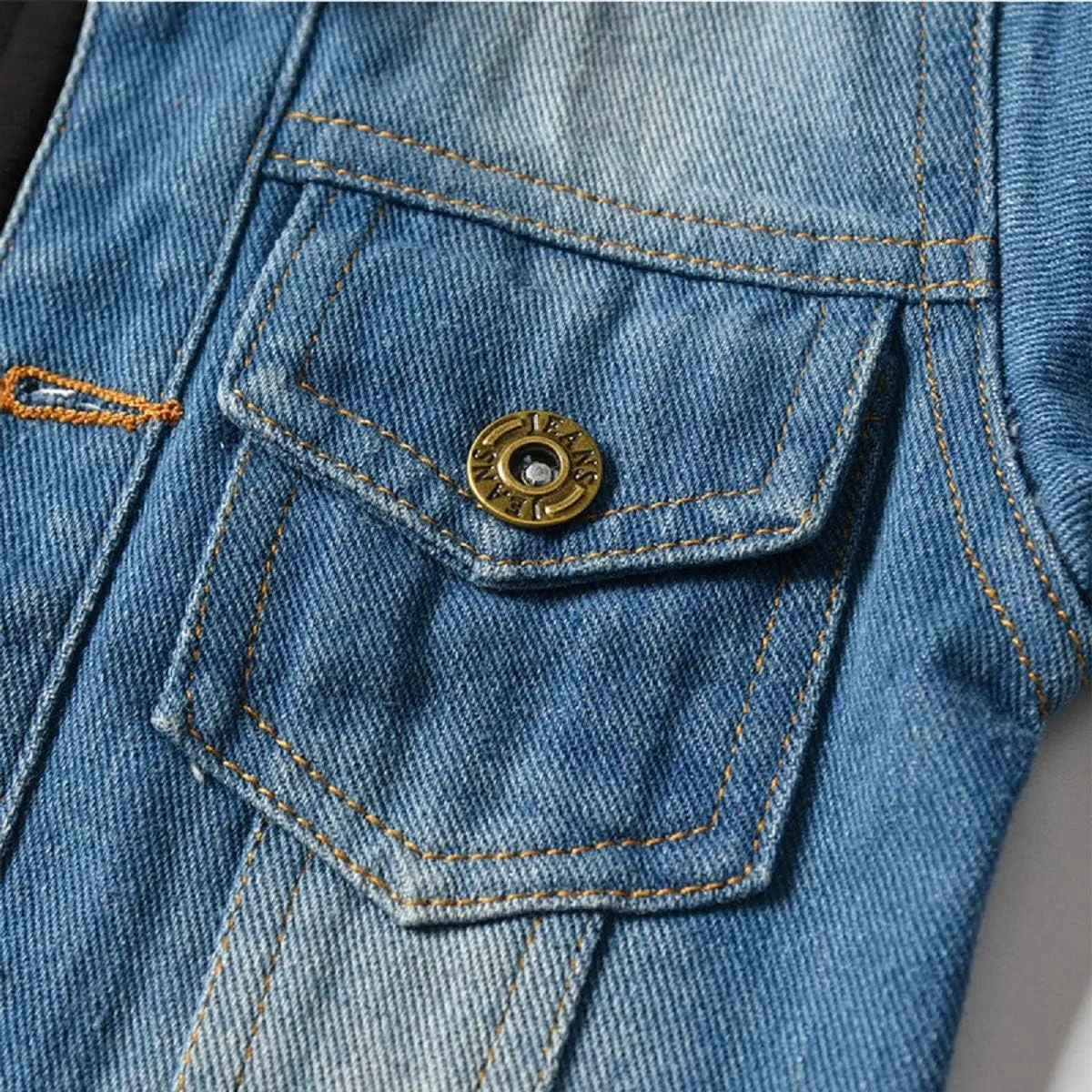 SOFEON Toddler Baby Boy Girls Denim Jacket Button Down Basic Ripped Hoodie Jeans Coat Kid Cowboy Outwear Casual Clothes