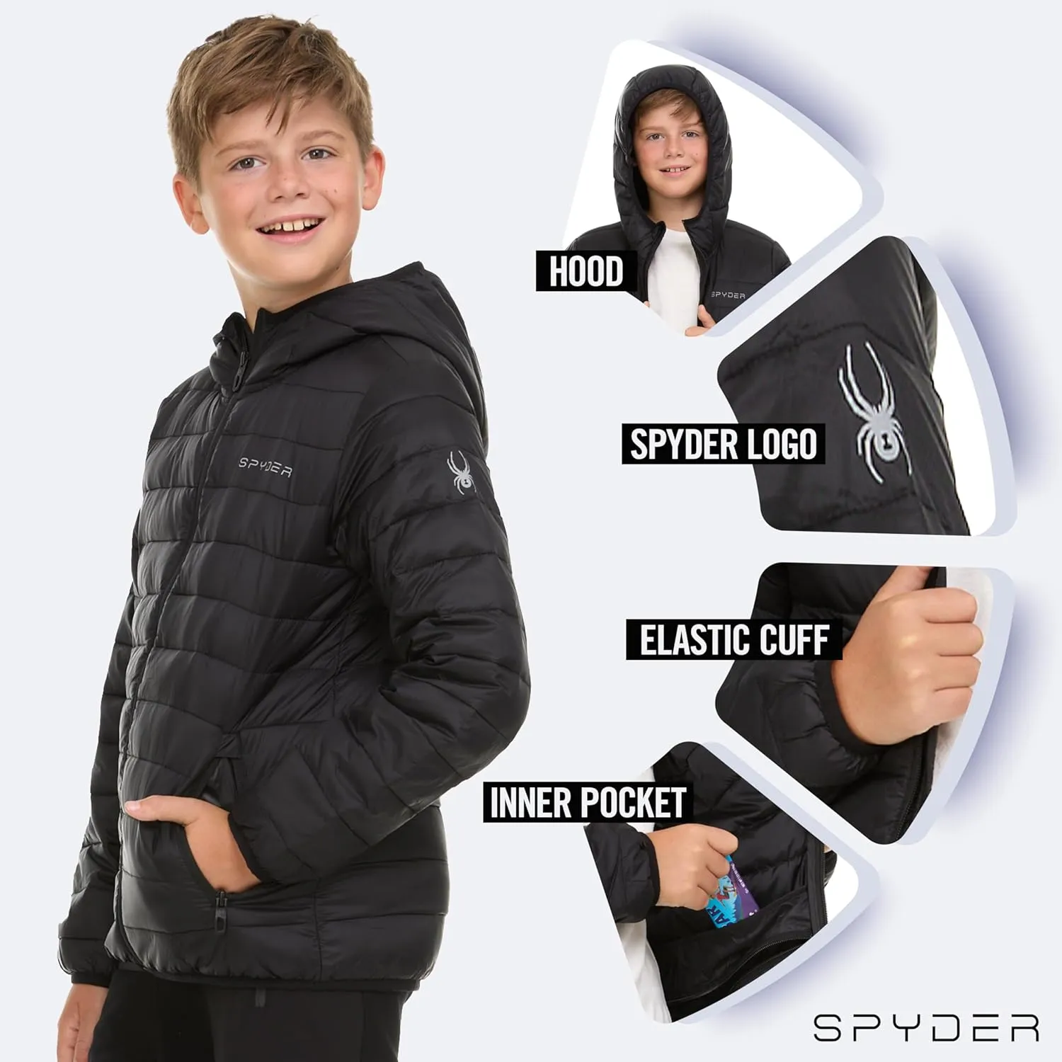 Spyder Boys Packable Puffer
