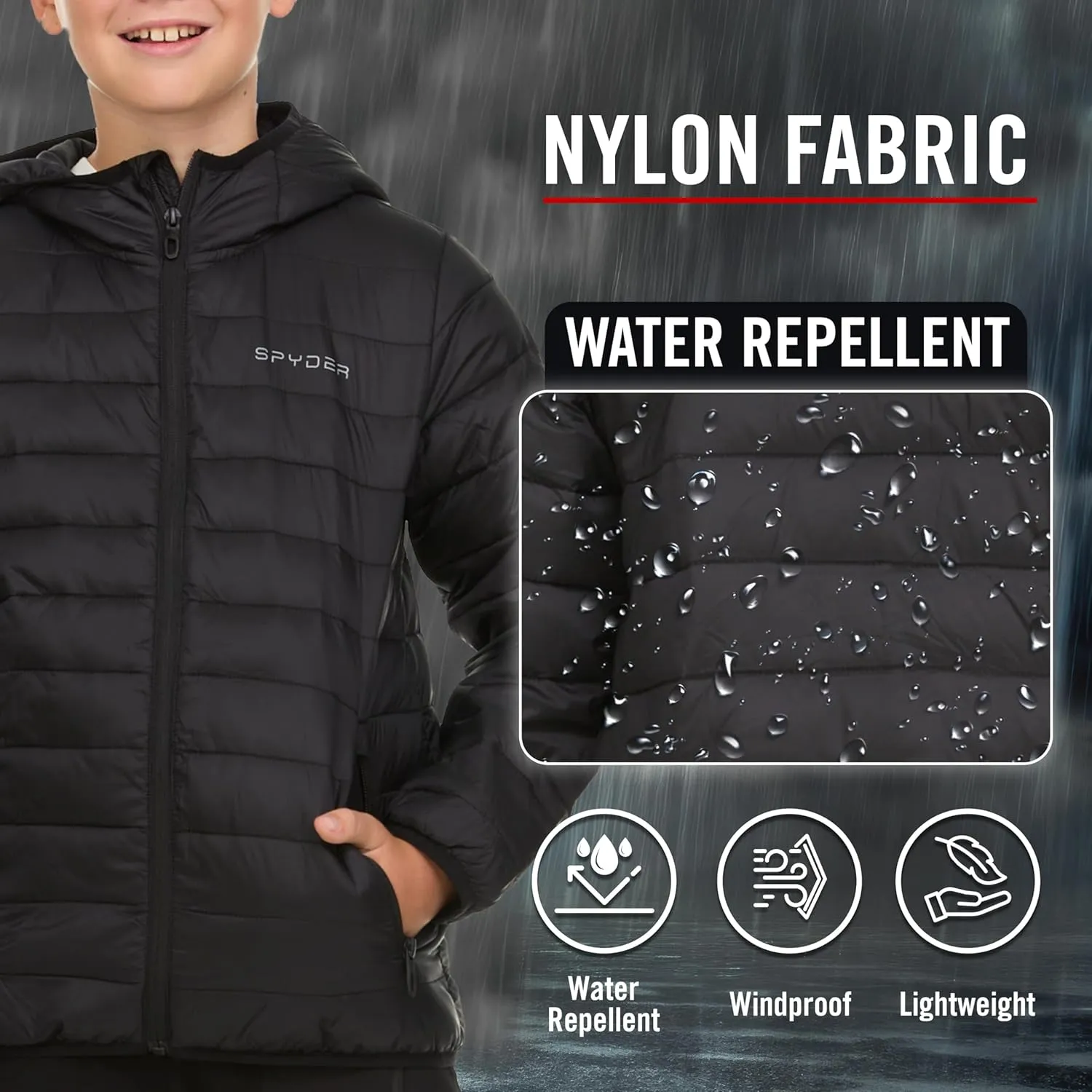 Spyder Boys Packable Puffer