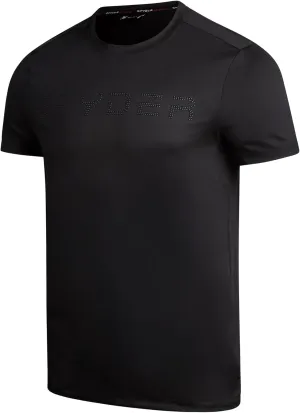 Spyder Men's Workout Shirt - Short Sleeve Quick Dry Moisture Wicking Jacquard Jersey Athletic Shirt (Sizes: S-XL)