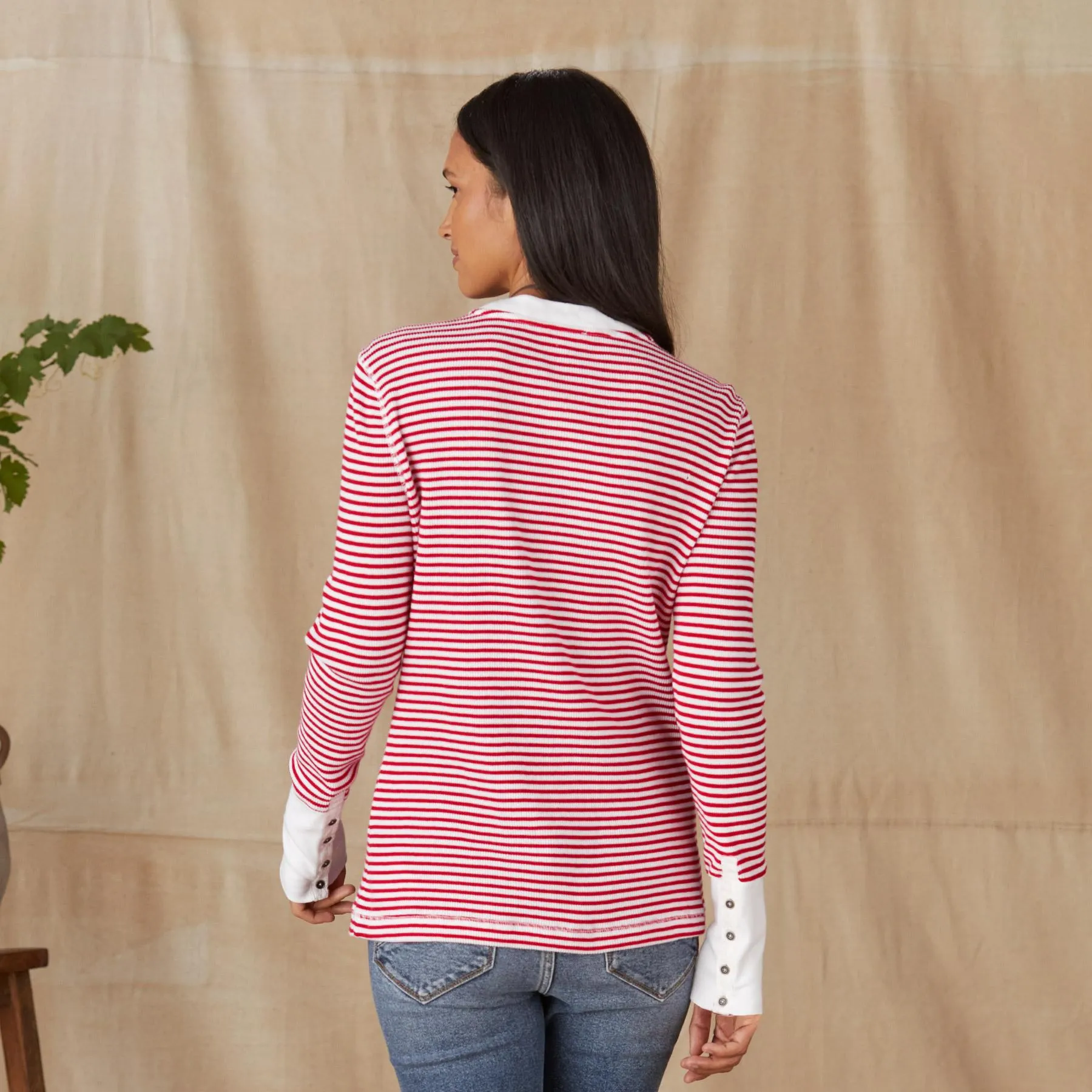 Striped Crewneck Thermal