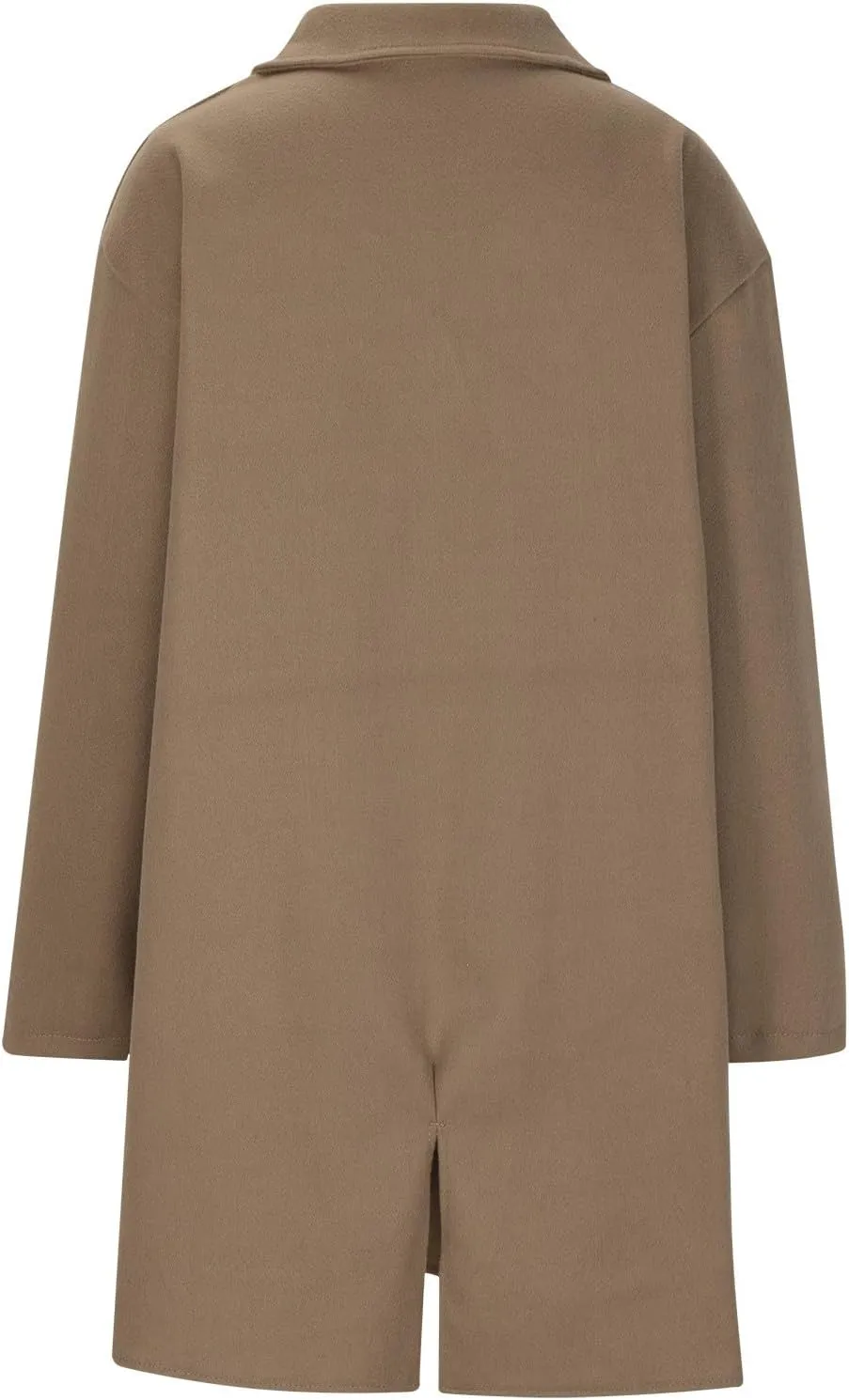 Winter Trench Coats for Women Wool Blend Peacoat Long Jackets Double Breasted Overcoats Lightweight Cardigans