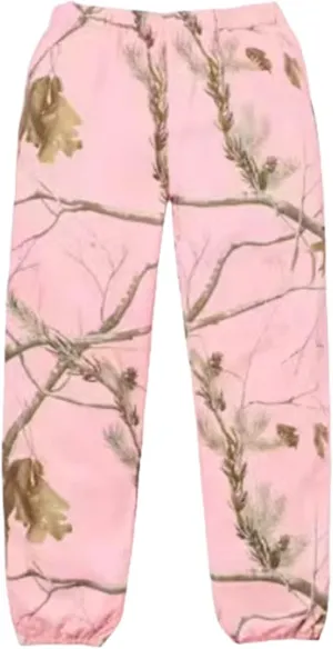 Womens Camo Pants Casual Elastic Waist Wide Leg Pants Lightweight Baggy Sweatpants with Pocket
