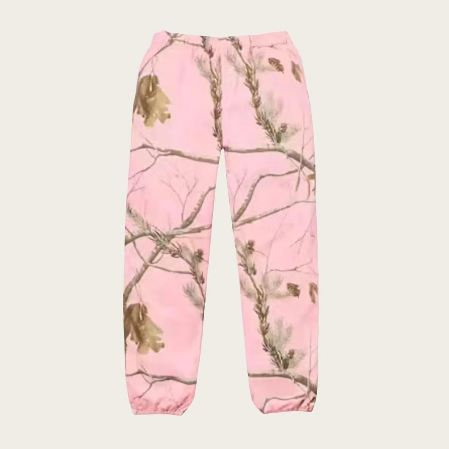 Womens Camo Pants Casual Elastic Waist Wide Leg Pants Lightweight Baggy Sweatpants with Pocket