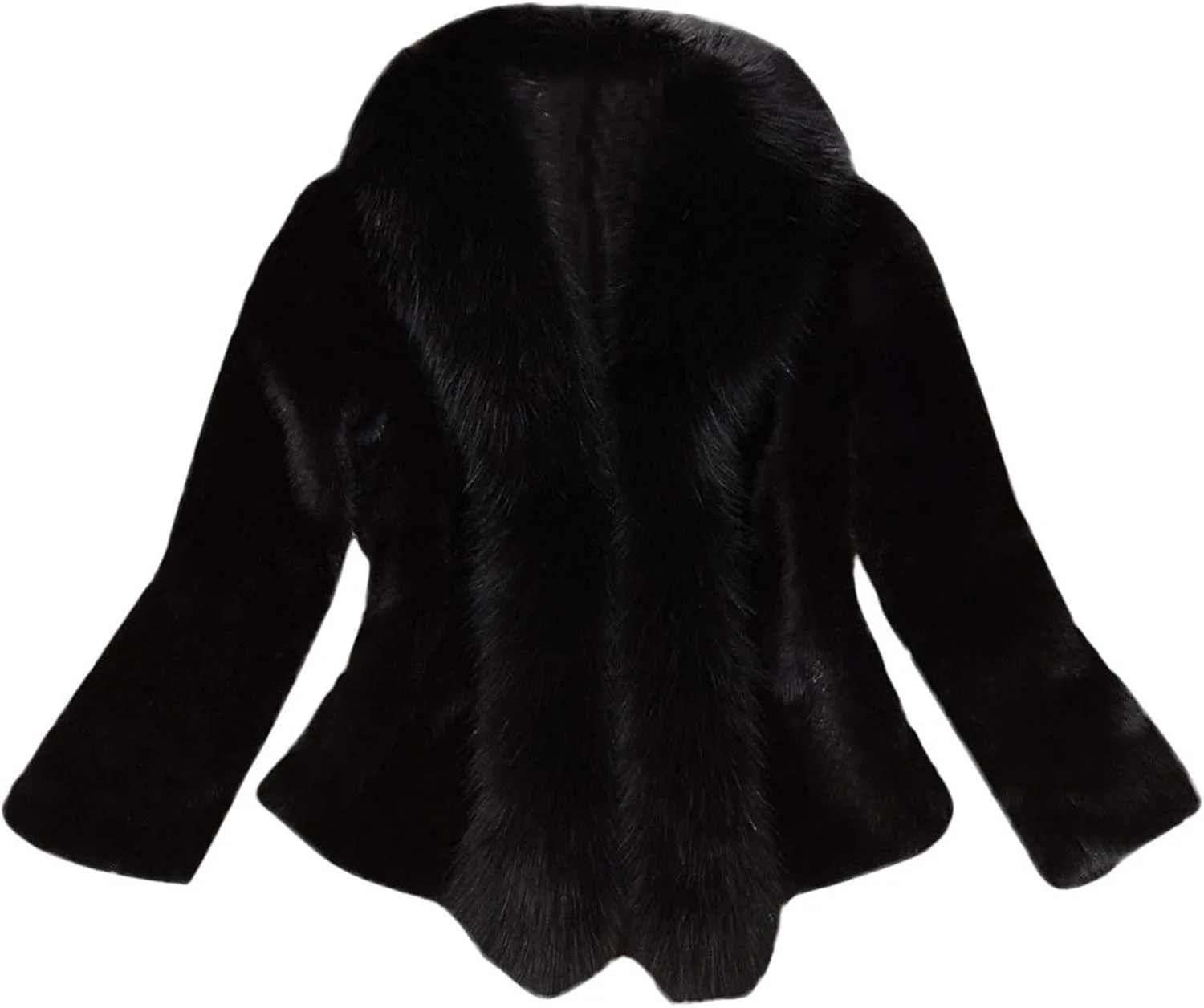 Women's Faux Fur Jacket Shawl Overcoat 2024 Winter Fashion Evening Party Warm Coats Thick Jackets Open Front Cardigan