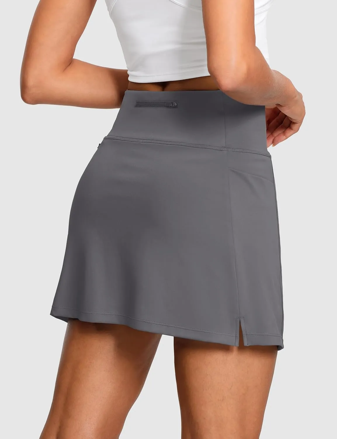 Women's Golf Skirts with Short High Waisted Pickleball Skirt Tummy Control Tennis Skort 6 Pockets Athletic Casual