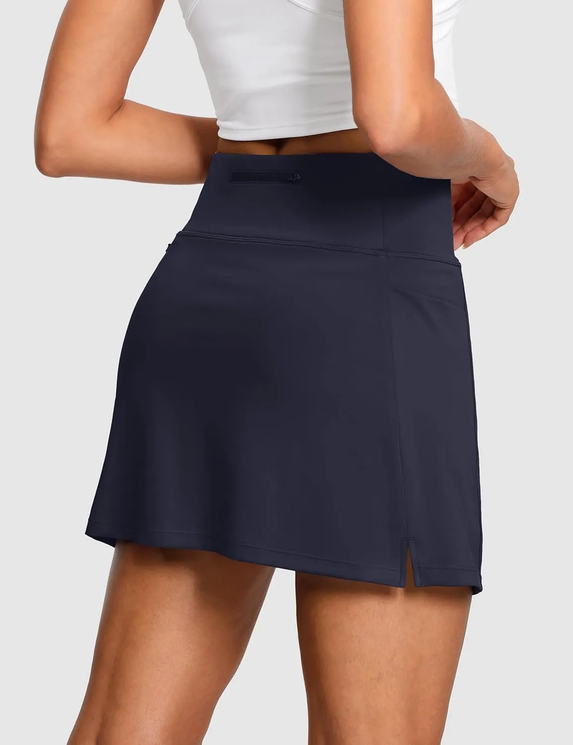 Women's Golf Skirts with Short High Waisted Pickleball Skirt Tummy Control Tennis Skort 6 Pockets Athletic Casual