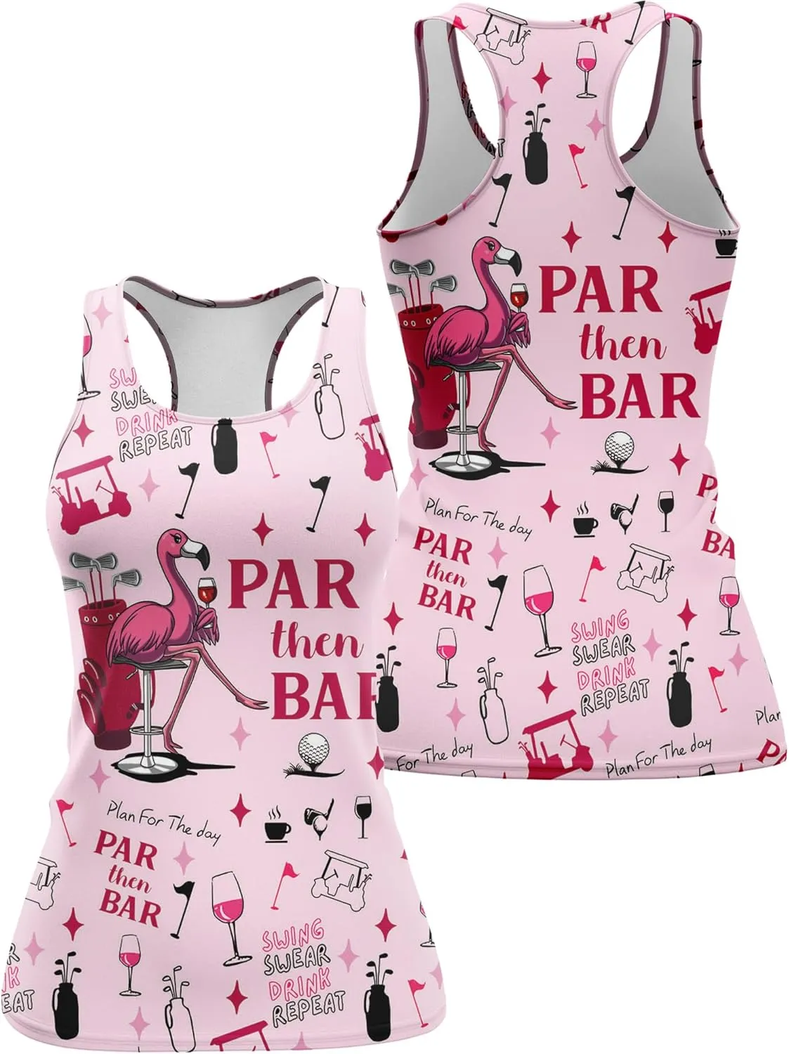 Womens Graphic Tank Tops Racerback Sleeveless Summer Donut Print Top Rainbow Workout Shirt