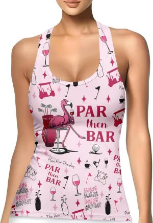 Womens Graphic Tank Tops Racerback Sleeveless Summer Donut Print Top Rainbow Workout Shirt