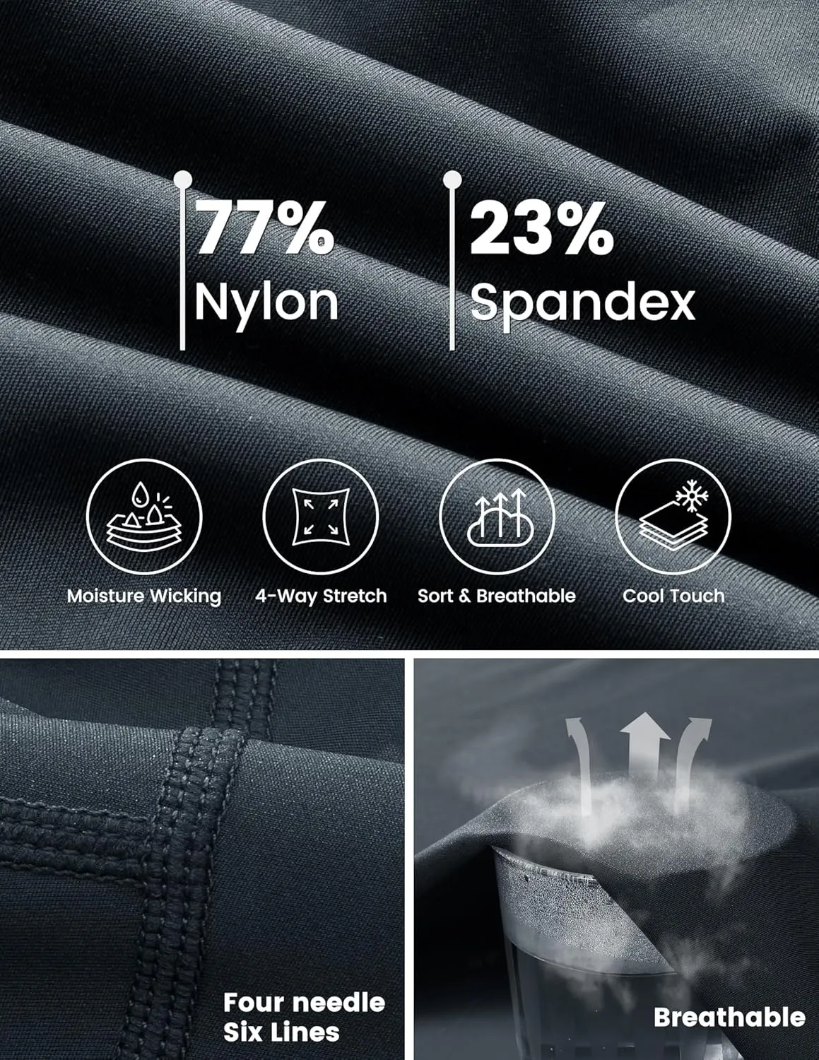 Womens Padded Bike Shorts 4D Padding Cycling Shorts with Zipper Pocket Riding Bicycle Cycle Road Biking Underwear