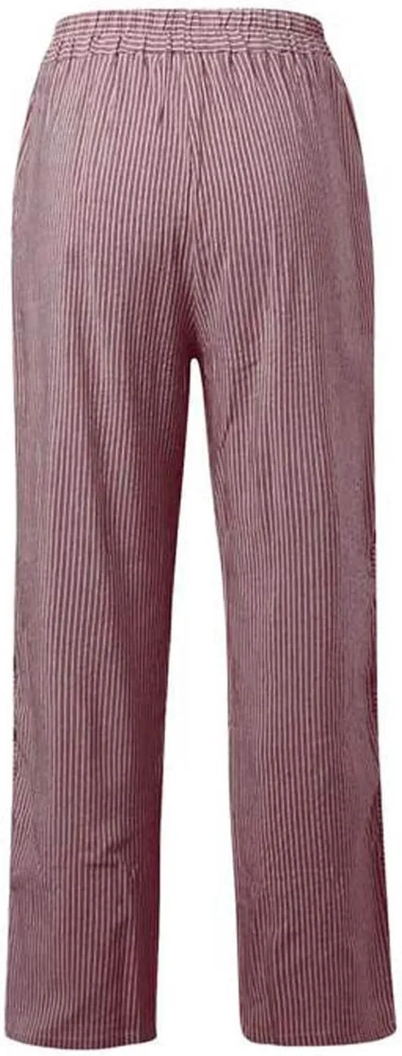 Womens Pants, Linen Straight Leg Casual Pants Peasant Drawstring Solid Color Trendy
