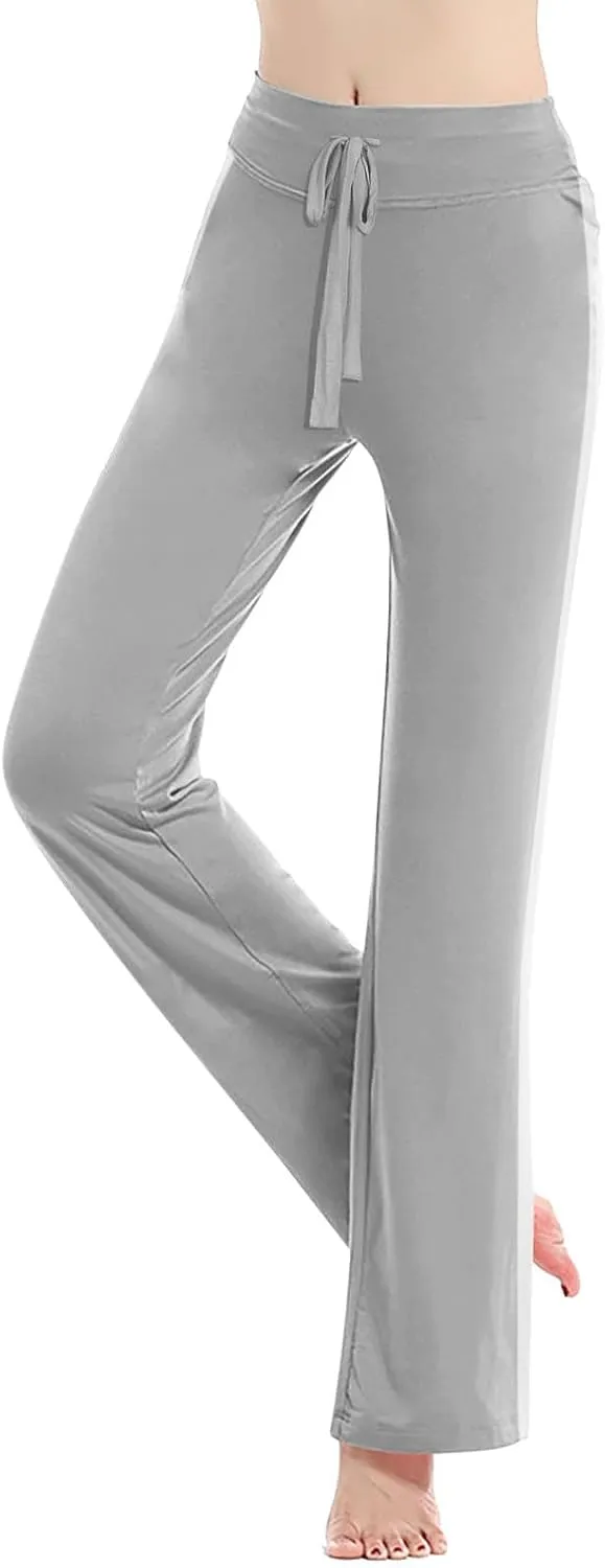 Women's Sweatpant Yoga Leggings Side Striped High Waist Stretch Slim Comfy Jogger Gym Sport Workout Pants Trousers