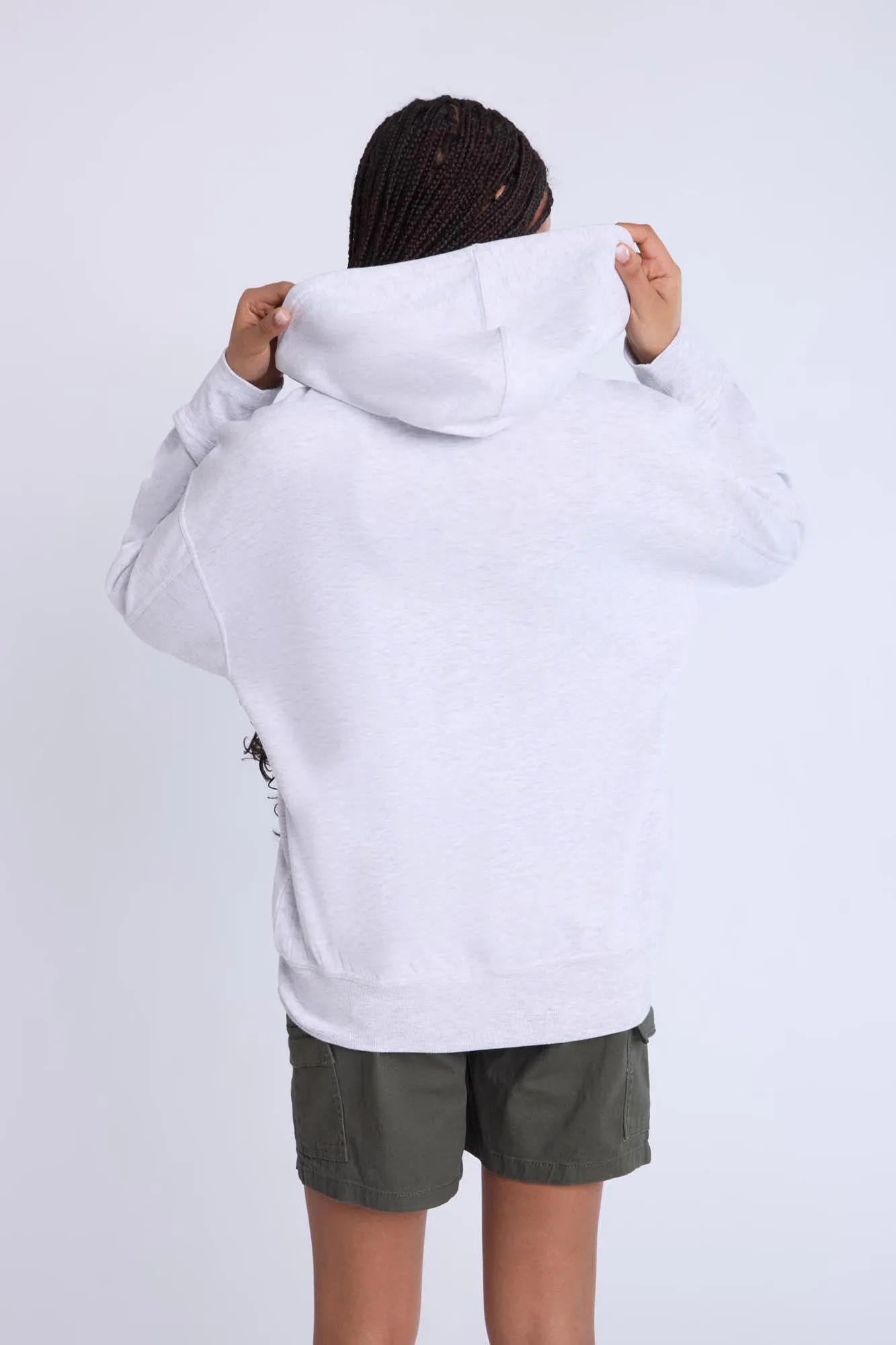 Zip-Up Oversized Hoodie